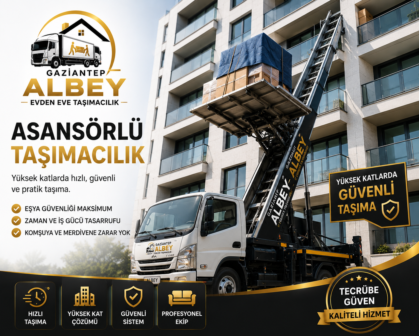 Gaziantep Asansörlü Taşımacılık