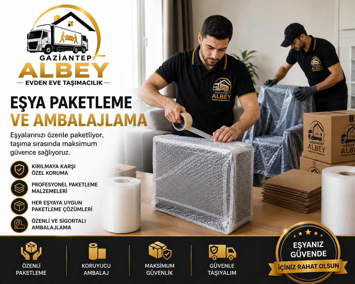 Eşya Paketleme ve Ambalajlama