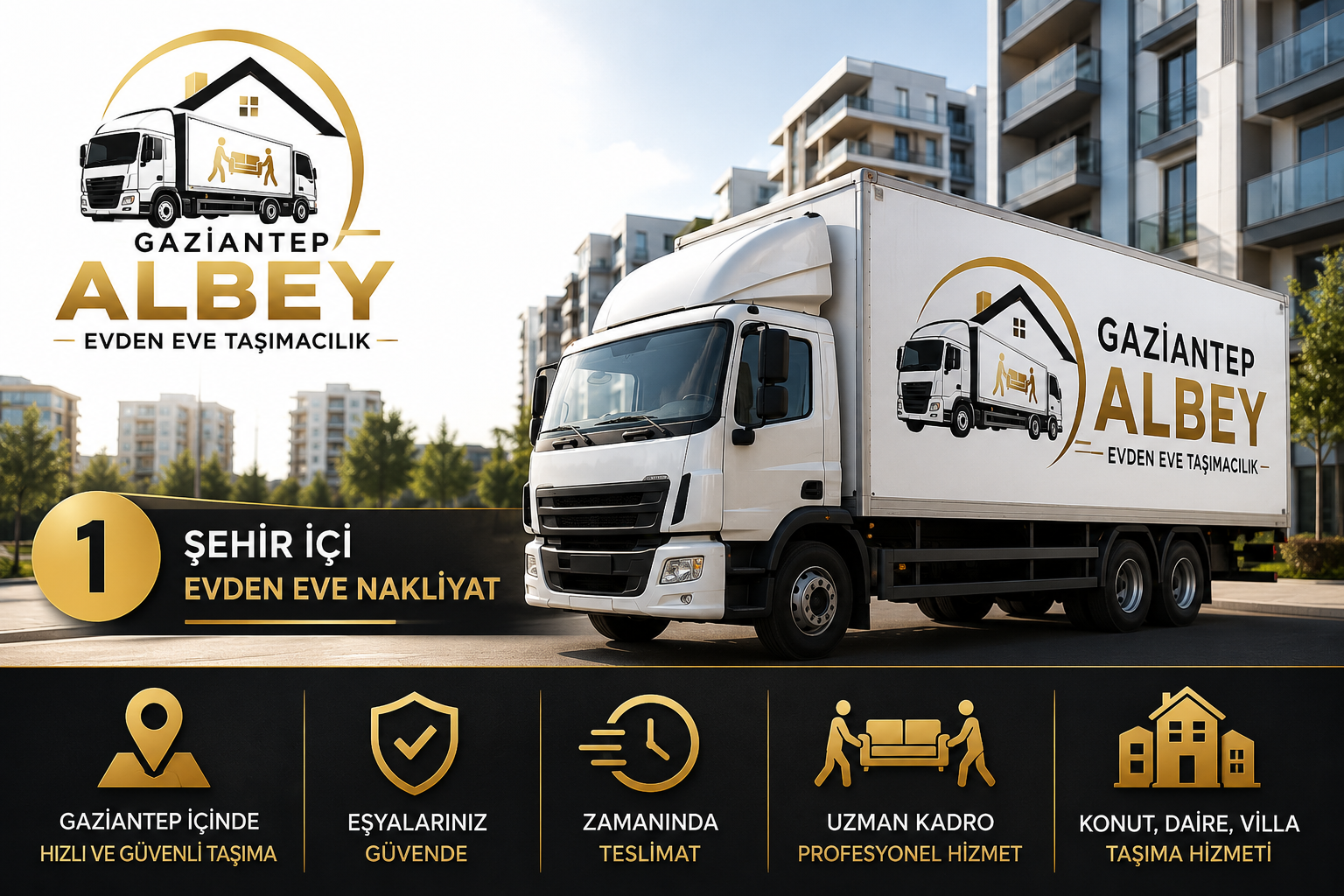 Gaziantep Şehir İçi Evden Eve Nakliyat